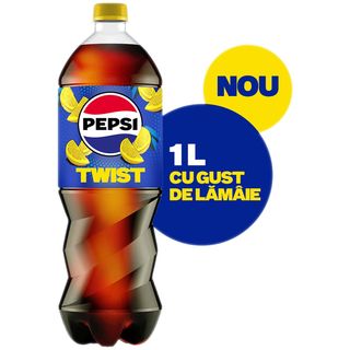 Pepsi, Bautura racoritoare carbogazoasa cu suc de lamaie 1L (ID 2963)
