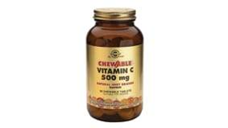 Solgar Vitamin C 500 orange tablete za žvakanje, 90 tableta