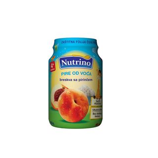 NUTRINO PIRE OD VOĆA - BRESKVA SA PIRINČEM 190G -27468