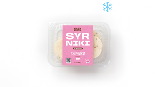 Syrniki sa suvim grožđem 