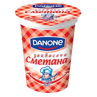 Danone Заквасена сметана 380g \ 00400076