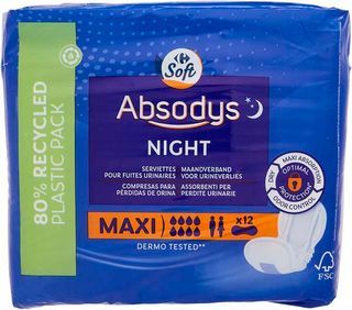 Absorbante Incontinenta Maxi 12B Carrefour Soft