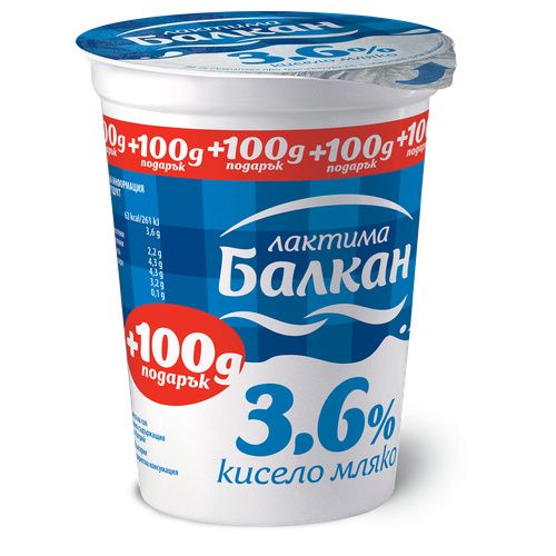 Мляко Кисело Балкан 3.6 %