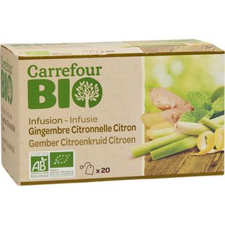 Ceai De Ghimbir Si Lamaie X20 Carrefour Bio