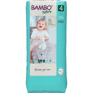 Bambo Nature Scutece Nr.4 7–12Kg Tall 48Buc