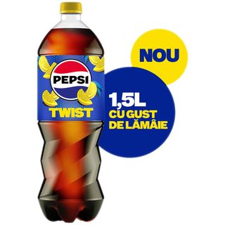 Pepsi, Bautura racoritoare carbogazoasa cu suc de lamaie 1.5L (ID 3135)