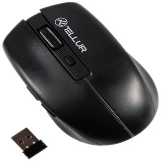 Tellur, Mouse fara fir, silentios, negru (ID 66445)