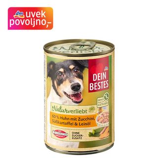 Dein Bestes piletina i tikvice hrana za pse, 400g 1694529