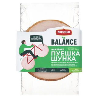 Мес Ко Пуешка шунка Баланс слайс 180 ГР / AB902337
