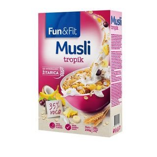 MUSLI TROPIC 250G FUN&FIT 002071