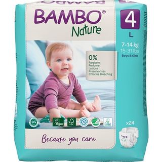 Bambo Nature Scutece Eco Nr.4 7–14Kg 24Buc