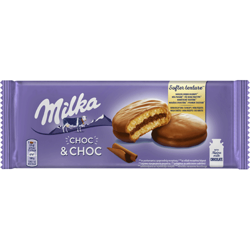 Milka Сандвич Бисквити Choc&Choc