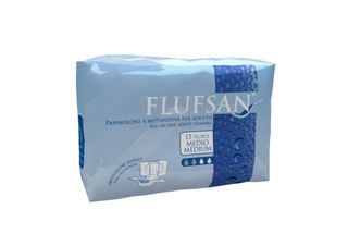 FLUFSAN ADULTS pelene za odrasle medium 40-70 kg 15 KOM | 8015013300254