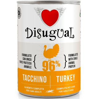 Hrana umeda pentru caini Disugual Dog Monoprotein Curcan 400g