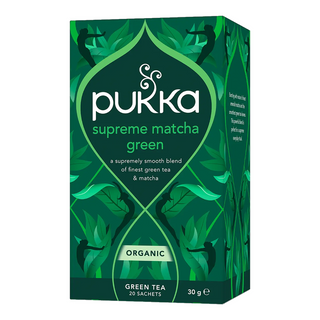 Ceai BIO PUKKA Supreme Matcha Green, 20 pliculete