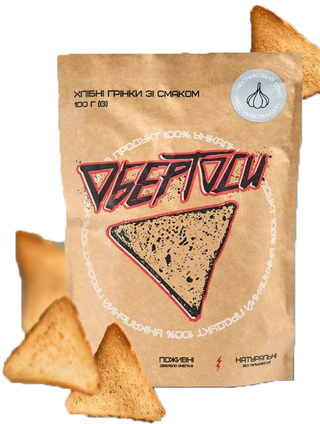 Crutoane "Obertosi" cu gust Sos de usturoi 100gr.