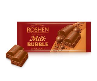 ROSHEN Ciocolată cu lapte aerată 80g