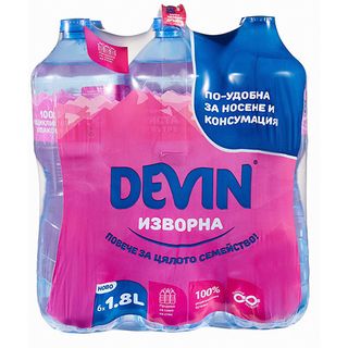 Devin изворна вода 6x1,8 л мултипак / 00101347