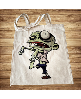 MONSTER bež pamučna torba