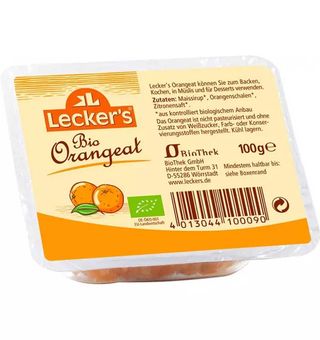 Coaja Portocala Bio 100G Lecke'S