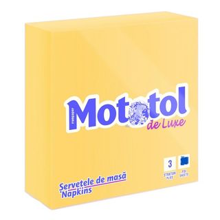 MOTOTOL Servetele galben  33x33cm 3str 36buc 