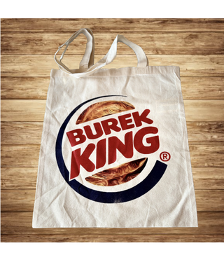 BUREK KING bež pamučna torba