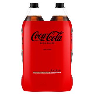 Bautura carbogazoasa cola zero zahar 2 x 1.5L