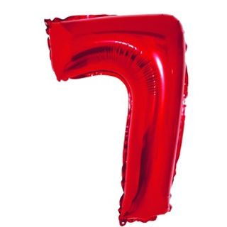 Balon cifra 7 cu heliu 1 metru