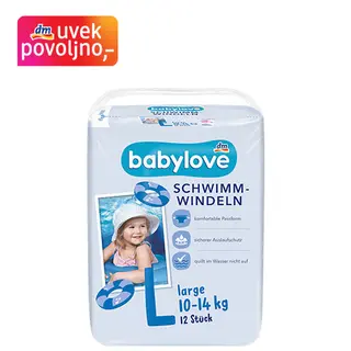 babylove Pelene za plivanje, veličina L- large (od 12kg) 12 kom 1648965