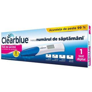 Clearblue Test Sarcina Digital 1 Bucata