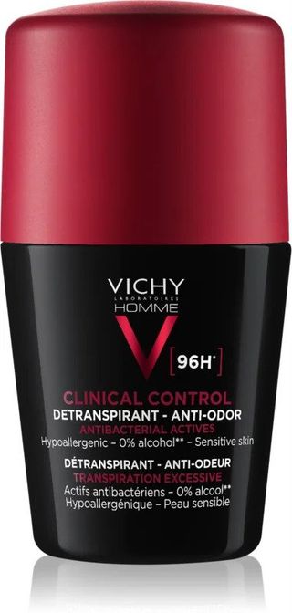 Vichy Homme Deo Roll-On Antitranspirant Clinical Control 96H X 50Ml
