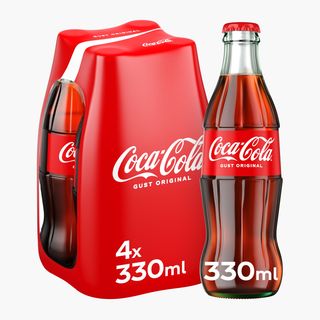 Coca-Cola, Băutură carbogazoasă cola, sticlă 4x330ml