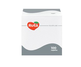 RUTA Șervețele albe 100buc