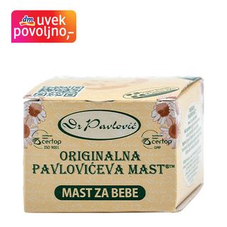 PAVLOVIĆ ORIGINALNA PAVLOVIĆEVA MAST za bebe - sa ekstraktom kamilice, od rođenja 100 ml 2519634