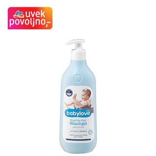 babylove gel za kupanje - sensitive, 500 ml