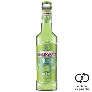 Stalinskaya, Bautura slab alcoolizata Music Lime & Mint 275ml (ID 66554)