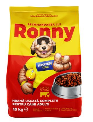 Ronny Hrana uscata cu pui&vita pt. caini 10 kg