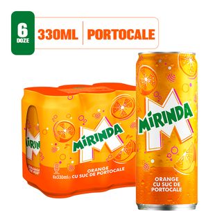 Mirinda Portocale, Doza, 6x330ml