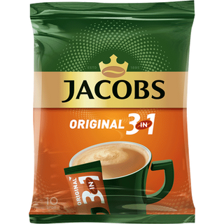 Jacobs 3in1 Разтворима напитка 10броя 180 ГР / 38930277