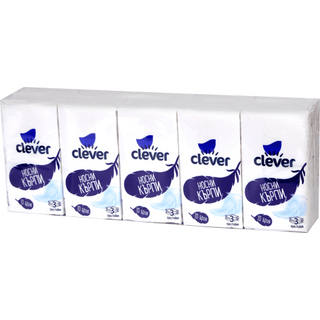 Clever Носни кърпи,3пл 10 БР / 38135688