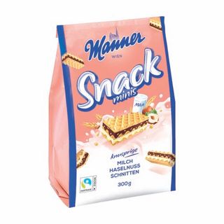 Manner Napolitane Minis Alune 300 G