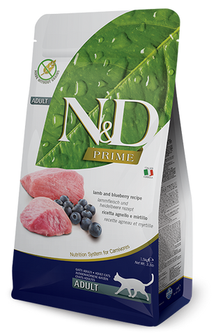 N&D Prime Adult 1.5kg - jagnjetina i borovnica