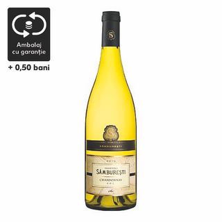 Domeniile Samburesti Chardonnay, Vin Alb Sec 0.75 L