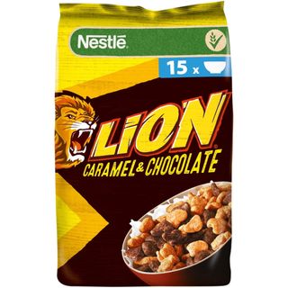Lion, Cereale cu caramel si ciocolata 450g (ID 30907)