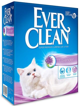 EVER CLEAN Lavanda Nisip pentru pisici cu aromă de lavandă 10L