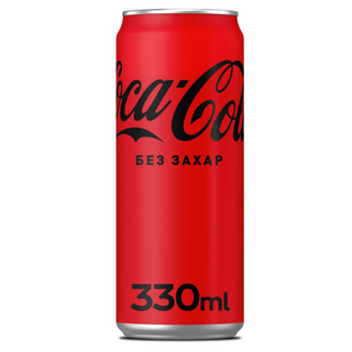 Coca Cola Zero Газирана напитка 0.33 Л / 38915542