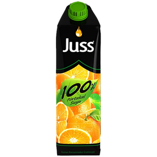 JUSS ფორთოხლის წვენი 100%-1ლ/8698720868882