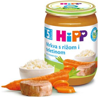 Kašica 190Gr Riža Šargarepa Teletina