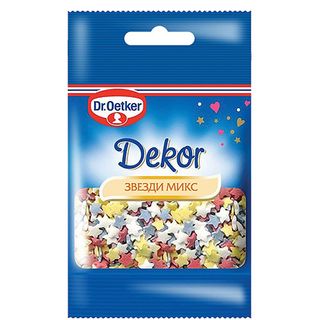 Dr.Oetker Захарни звезди микс 10 г / 00030007