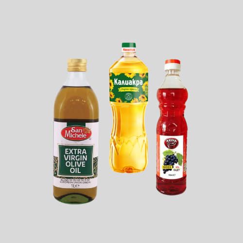ОЛИО, ОЦЕТ, МАСЛОНОВО МАСЛО